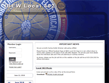 Tablet Screenshot of ibewlu302.com